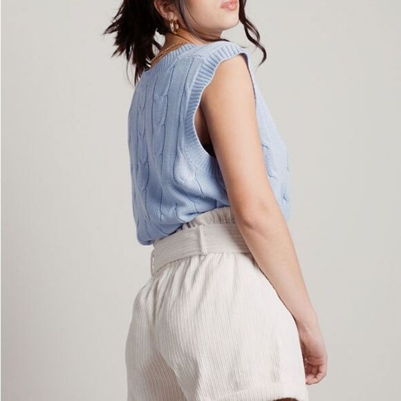 NWT ON XL Cream Stretch Pull On High Waisted Cuffed Sho… - Picture 1 of 11